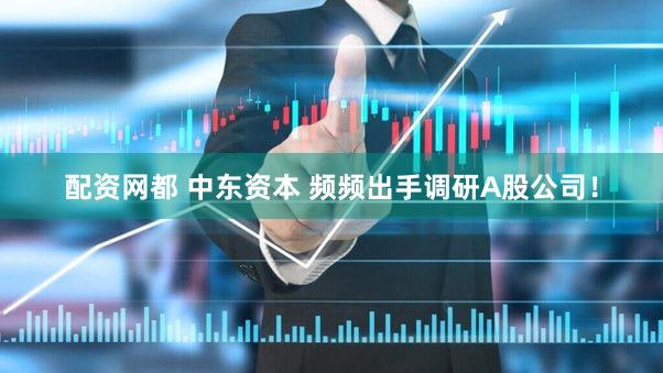 配资网都 中东资本 频频出手调研A股公司！