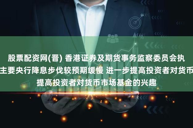股票配资网(晋) 香港证券及期货事务监察委员会执行董事叶志衡：主要央行降息步伐较预期缓慢 进一步提高投资者对货币市场基金的兴趣