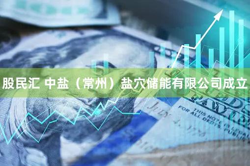 股民汇 中盐（常州）盐穴储能有限公司成立