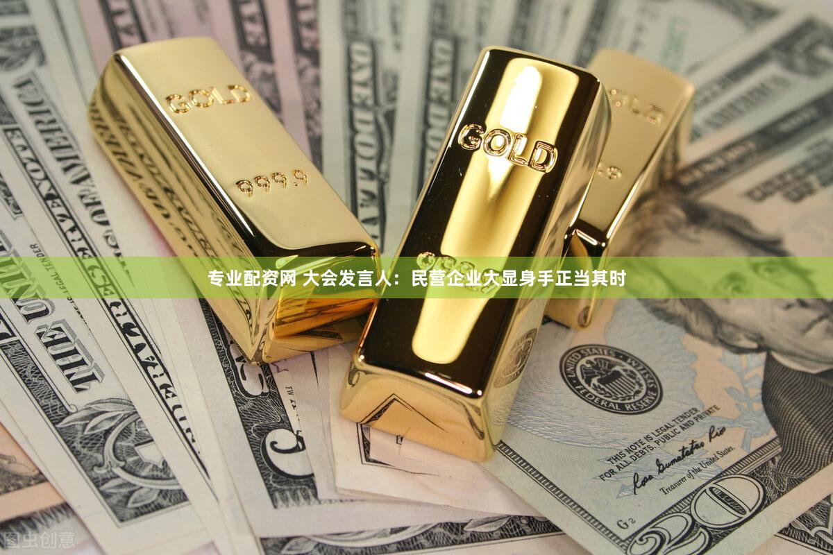 专业配资网 大会发言人：民营企业大显身手正当其时